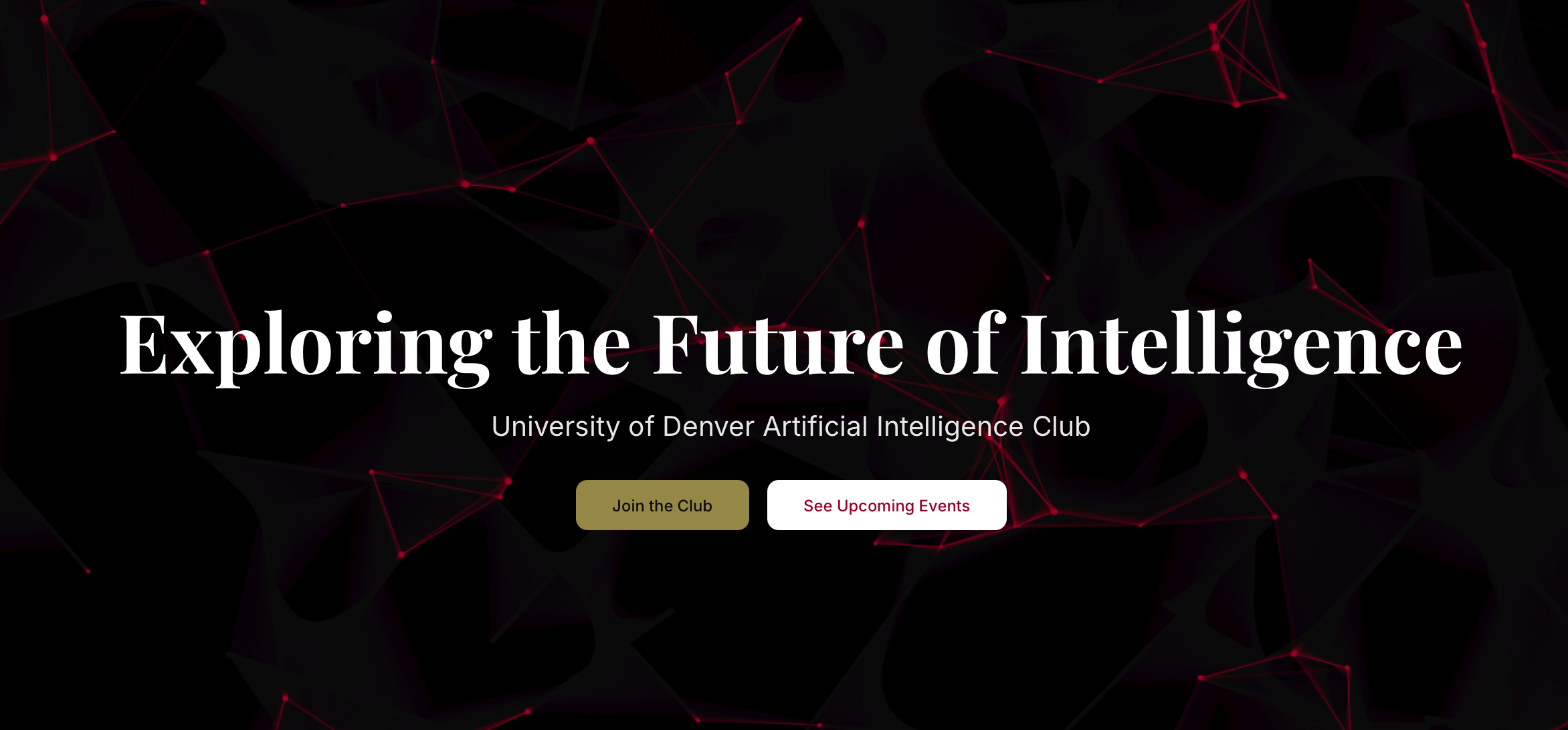 University of Denver Artificial Intelligence Club (DU AI Club)